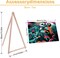 Jack Sally Paint by Numbers Kits for Adults, Halloween Paint by Number for Adults Beginner, Nightmare Before Christmas Paint by Numbers Kits on Canvas with Framed and Easel for Wall Decor 12x16in